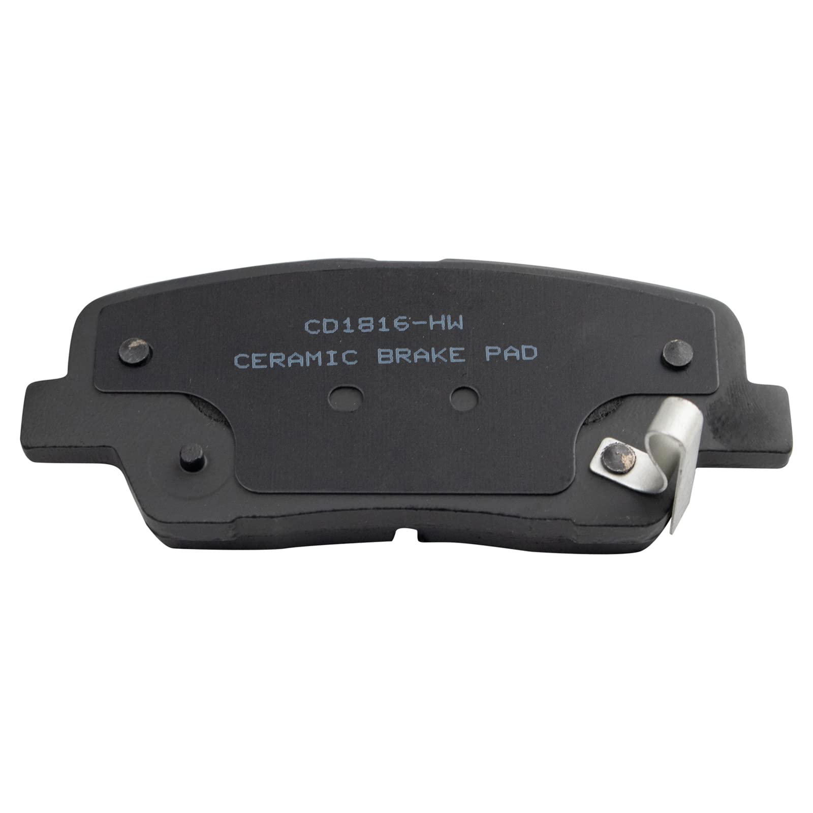 TRQ Rear Brake Pads Ceramic Compatible with 2017-2018 Hyundai Santa Fe Sport, 2019 Santa Fe XL, 2016-2020 Kia Sorento