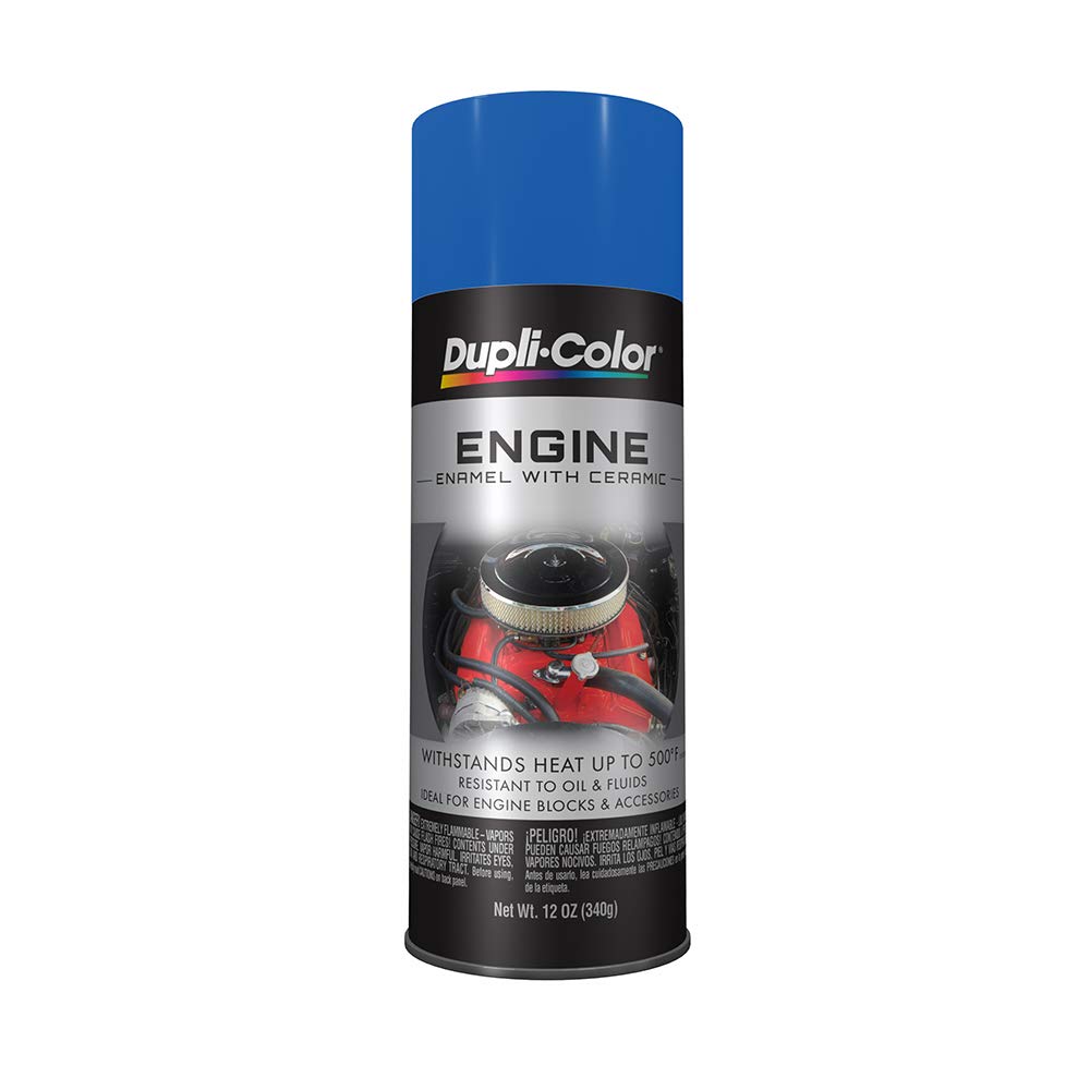 Dupli-Color Ede162107 Engine Enamel With Ceramic, Old Ford Blue, 12 Oz.