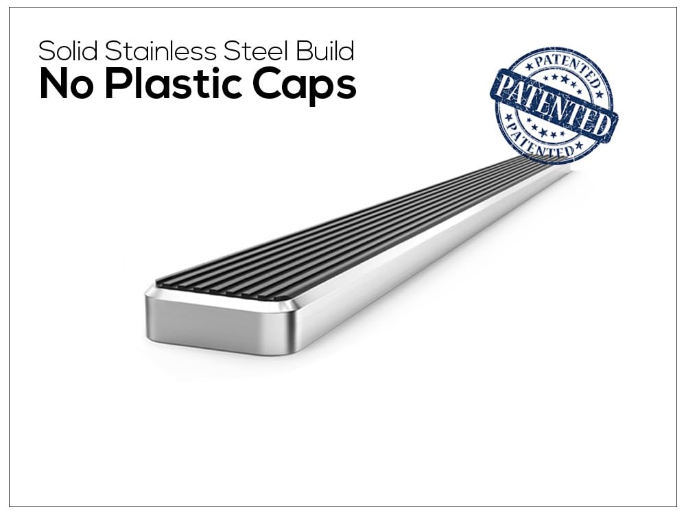 APS Rear Step Bar 5" Silver Aluminum for Ram Promaster 2014-2025 - Durable Nerf Bars Side Steps