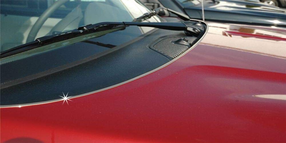 Cowles Custom - Enhanced 18ft Chrome U-Channel Edge Guard Trim, 18feet Rubber Bumper Protector accessory, Door Guard for Cars, T