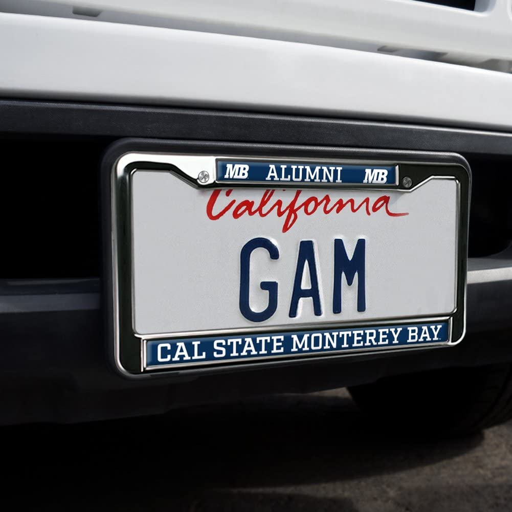 GRAPHICS & MORE Metal License Plate Frame - Cal State Monterey Bay Alumni, Full Size, One Size