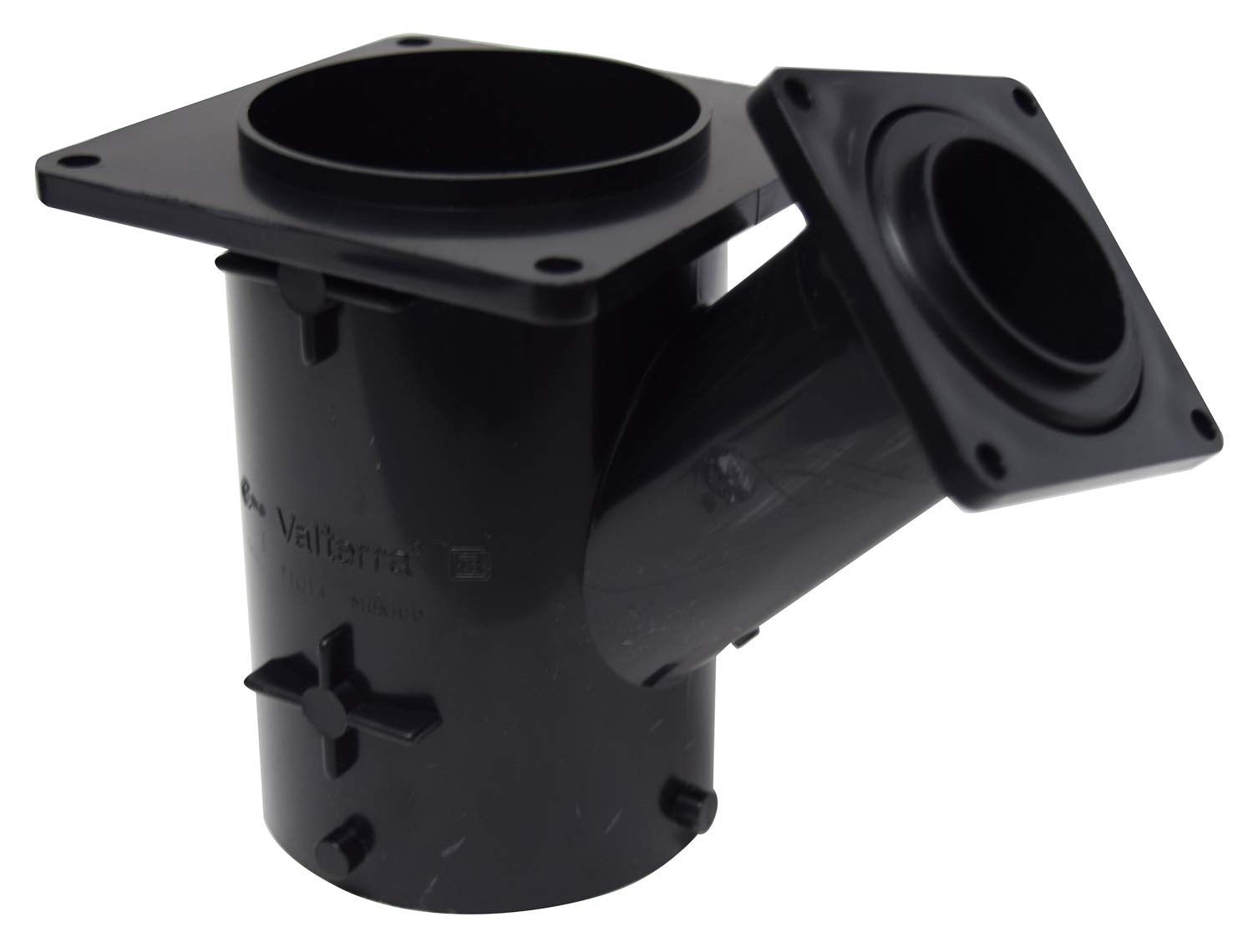 VALTERRA T1014 3 inch Wye Reducing with 3 inch Bayonet x 3 inch Stationery Flange x 11/2 inch Rotating Flange