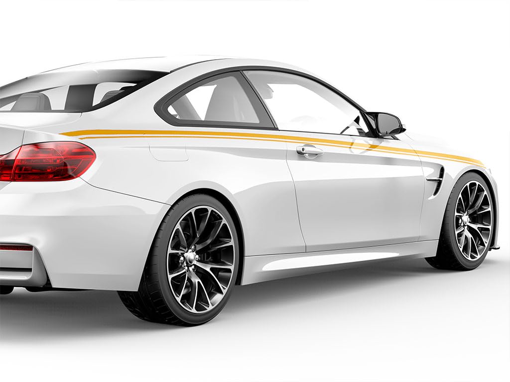 3M 50 Sunflower Yellow Gloss Vinyl Pinstriping Tape - Vinyl Striping Lines Stickers, Striping (1/4In X 150Ft Roll)