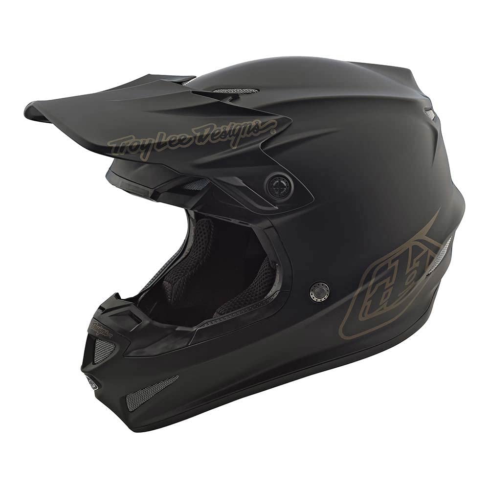Troy Lee Designs Se4 Polyacrylite Mono Adult Motocross Helmet W/Mips - Full Face Offroad Motorcycle Dirt Bike Atv Powersports Du