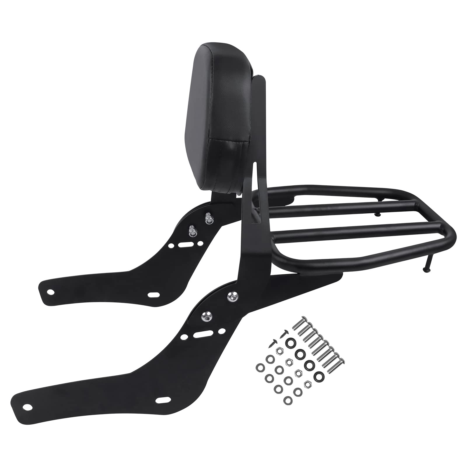 Worldmotop Motorcycle Sissy Bar Backrest Rear Passenger Seat For Honda Rebel Cmx1100 Cmx 1100 2021 2022 Detachable Backrest (For