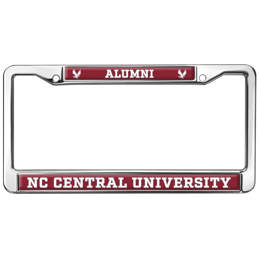 North Carolina Central Alumni Logo Full Size Standard License Plate Metal Frame