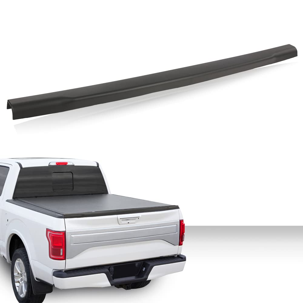 Pit66 Tailgate Moulding Cap, Compatible With 2008-2016 Ford F250 F350 F450 F550 Super Duty (Not Fit Integrated Step Tailgate), T