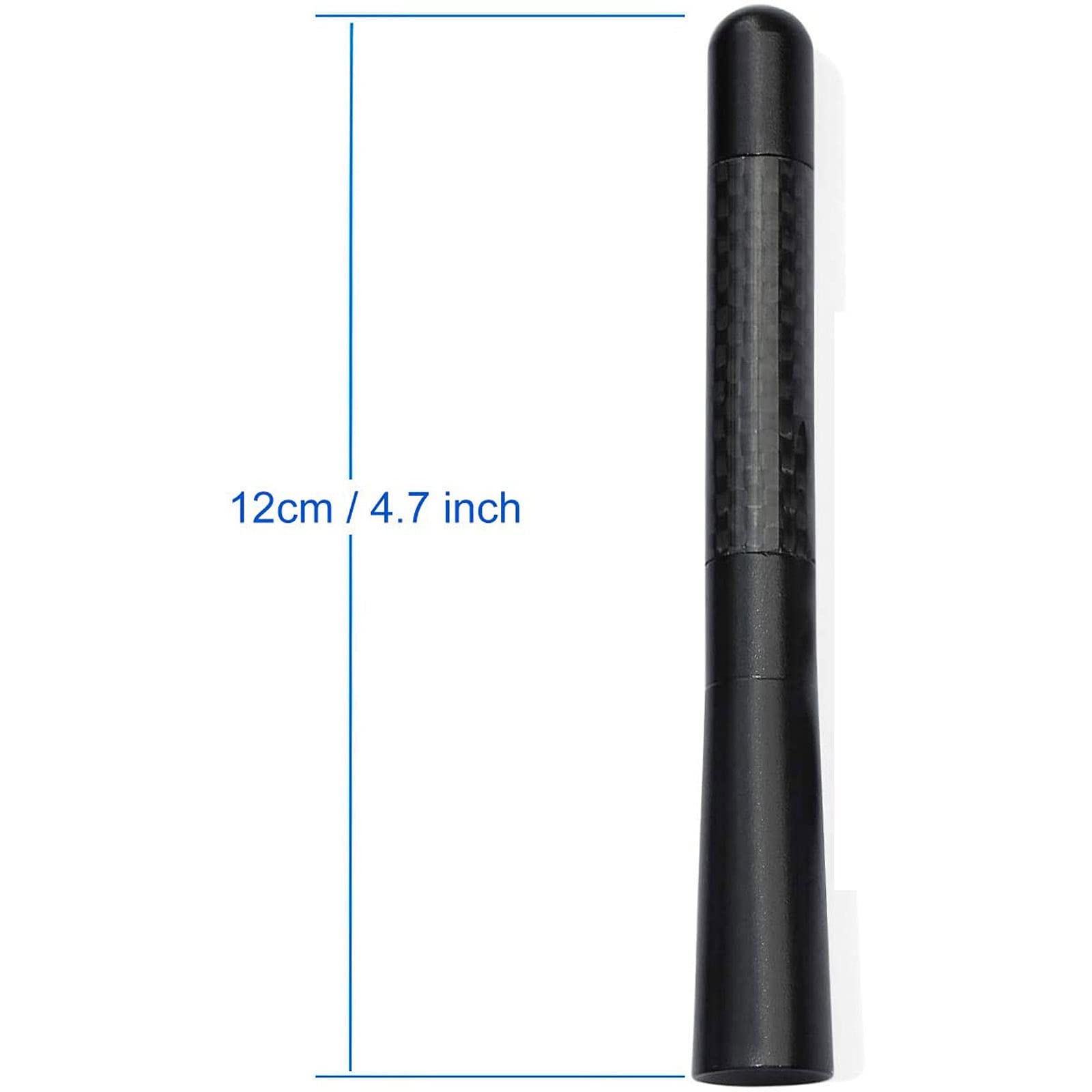 BINGFU Motorcycle Antenna Mast Replacement 2-Pack for Harley Davidson 1989-2019, Compatible with Touring Electra Glide Road Glide Ultra Classic