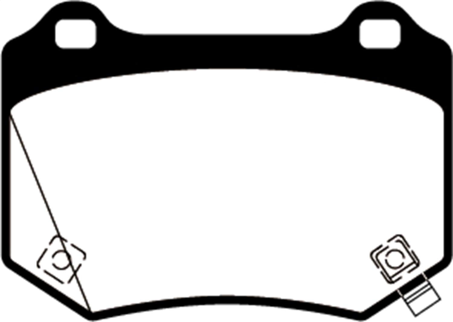 Ebc Brakes Dp42361R Yellowstuff Pads