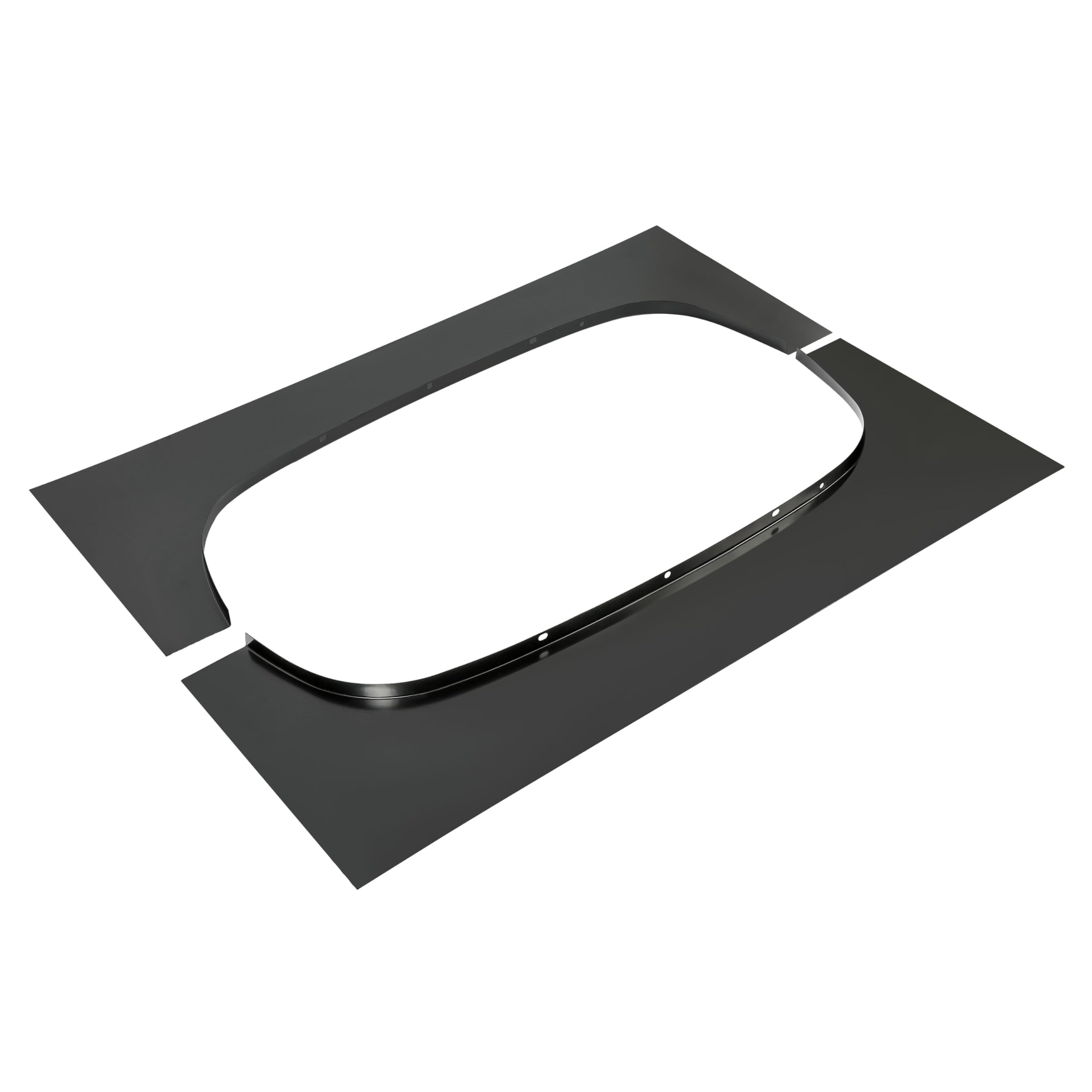 Kojem Wheel Arch Repair Panel for 2007-2014 Chevy Silverado, Black Steel, Left + Right, Model LYAM-X1341