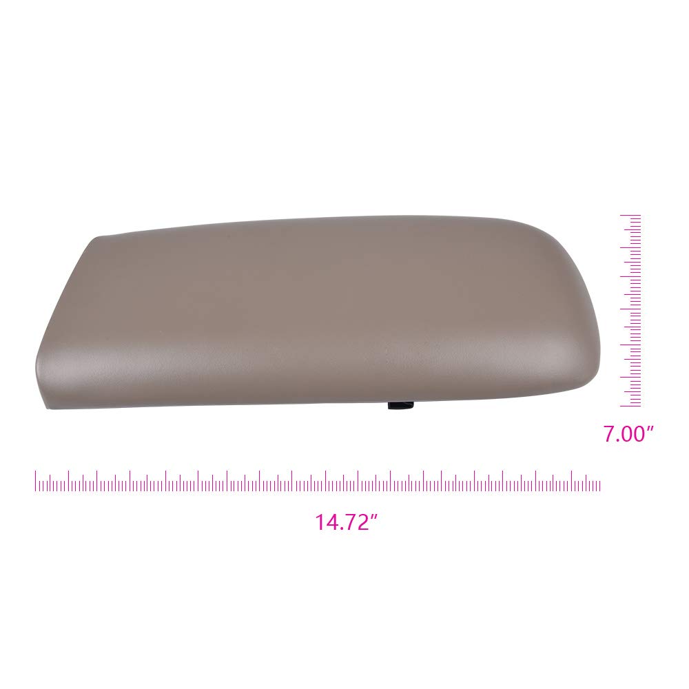 PIT66 Center Console Lid, Compatible with 1997-2000 Ford Explorer/1997-2001 Mercury Mountaineer/2001-2002 Ford Explorer Sport Tr