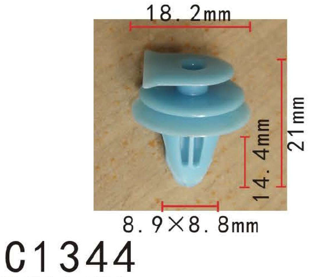 Autobahn88 Retainer Clip For Cowl Panel, Compatible With Honda (Oem: 90602S5A003) (Pack Of 20)