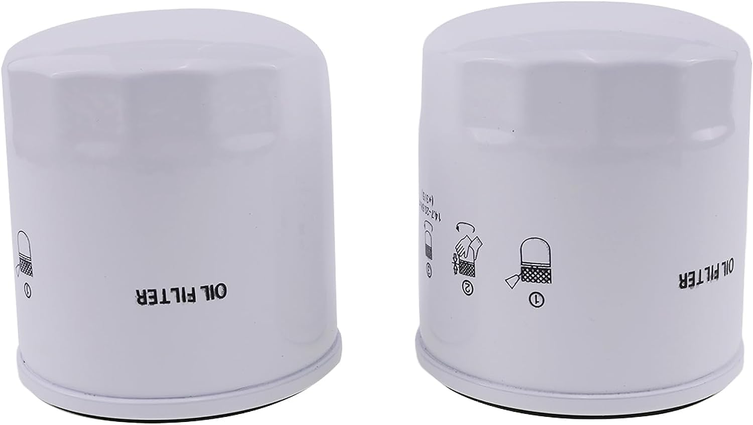 LSSOCH 2PCS Oil Filter 063-5004-00 063500400 063-8018-00 063801800 Compatible with Bad Boy ZT CZT MZ Outlaw models