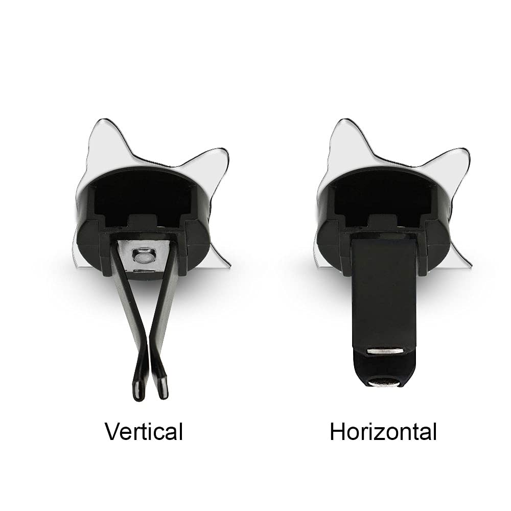 WIRESTER Fresh Scented Car Air Freshener Vent Clip, Decorative Accessories, Interior Decoration for Cars - Cute Black White Tuxe