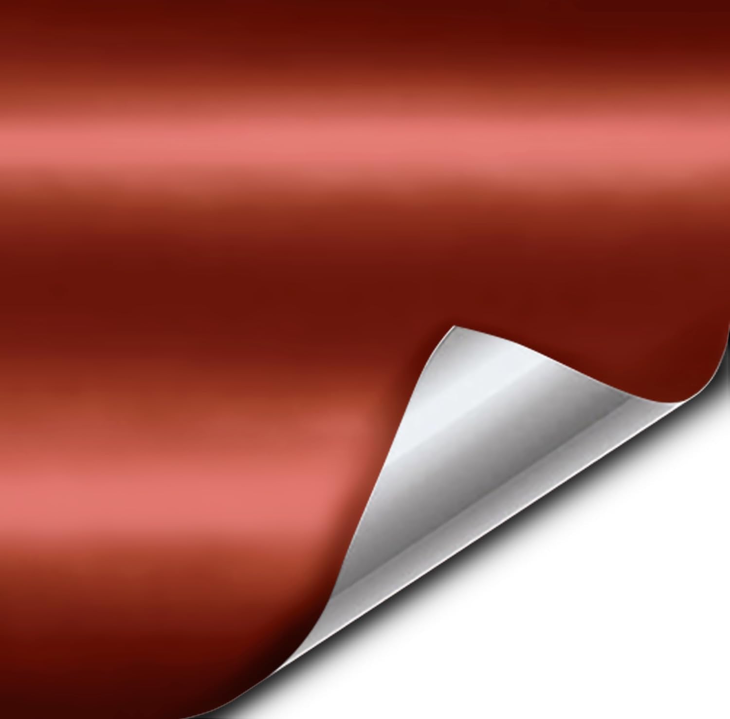 Vvivid Copper Satin Chrome Vinyl Wrap Stretch Conform Diy Easy To Use Air-Release Adhesive (1.49Ft X 5Ft)