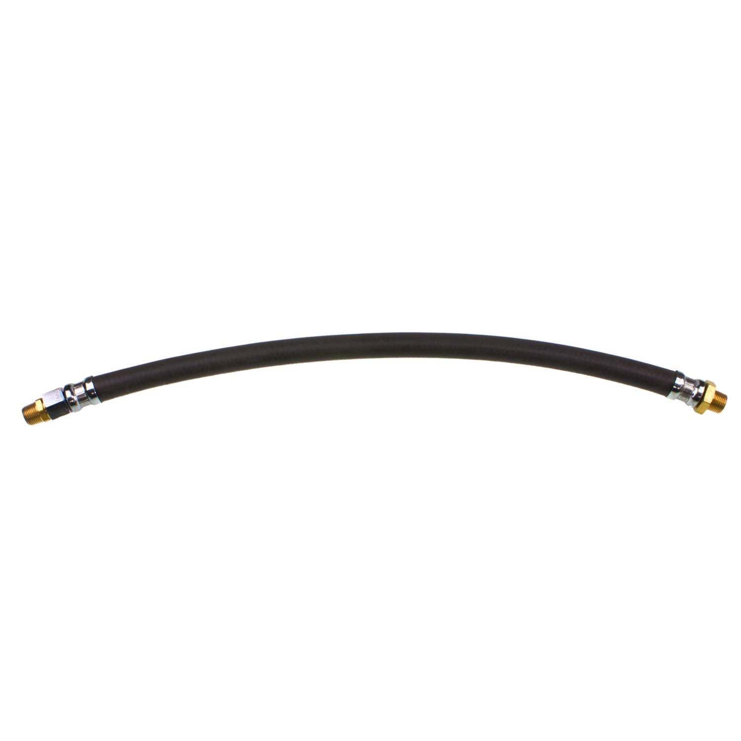 1/2' Air Hose Assembly - 22' - 3/8'-18 (1 Fixed & 1 Swivel) - Max Op 225 Psi