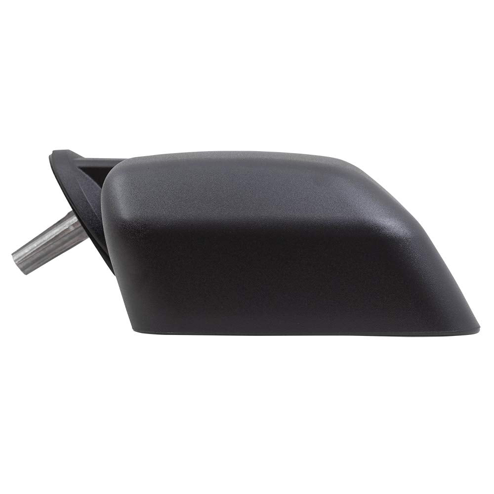 Brock Driver & Passenger Manual Side View Mirrors, Textured Black, Model 2334-4191LR, Replacement for 2007-2018 Wrangler JK