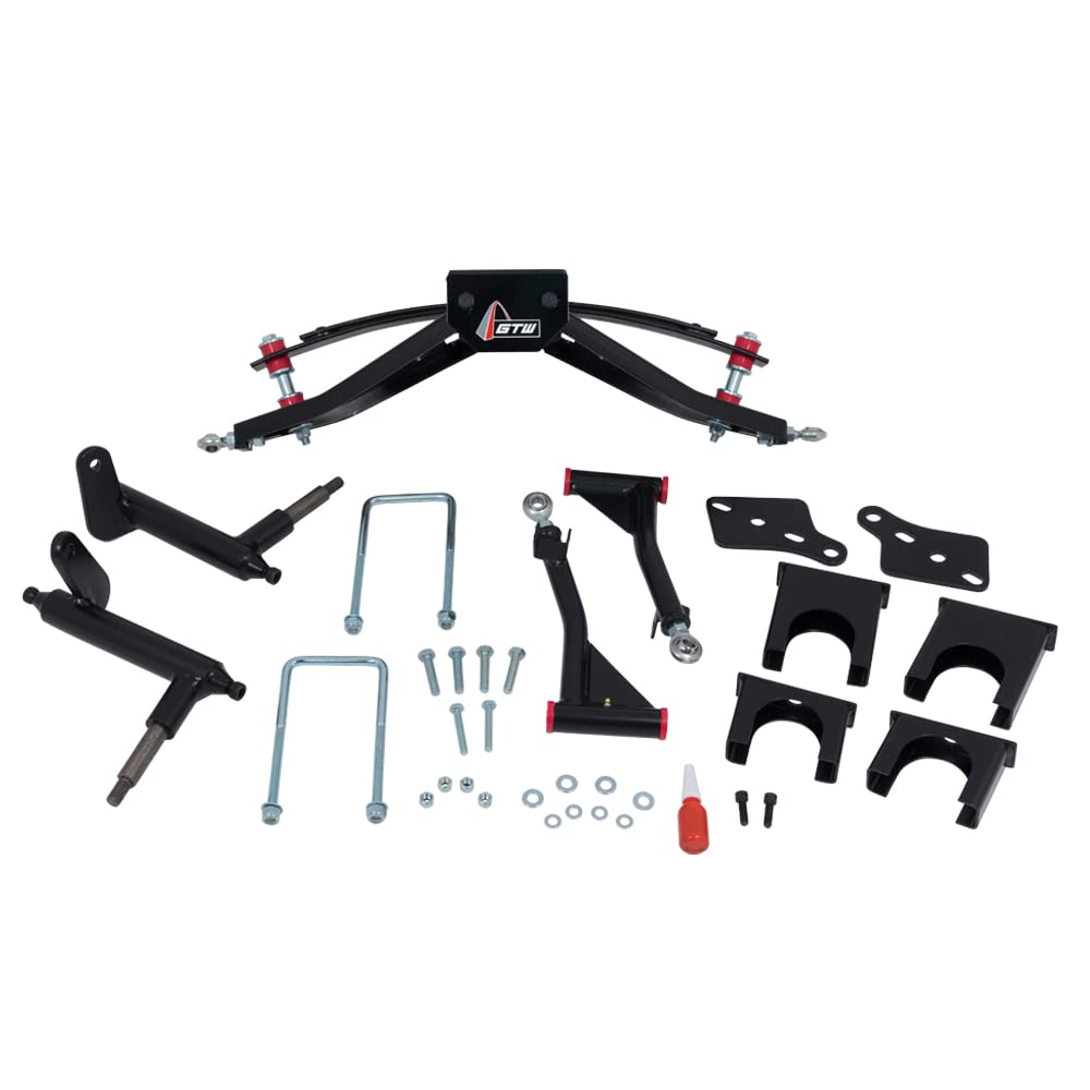 GTW Club Car Precedent Golf Cart Lift Kit - 6 Double Arm Golf Cart Lift Kit (Fits 2004 & Up Gas or Electric Models)