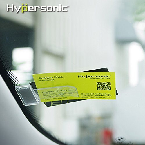 Hypersonic Car Windshield Parking Tickets Holder Transparent Auto Accessories Clip 2Pcs