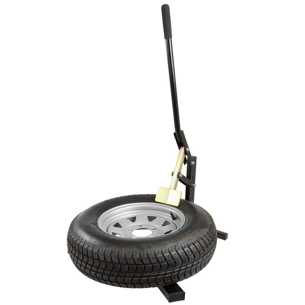 Black Widow BW-2065 Steel Motorcycle & Trailer Wheel Bead Breaker, Black