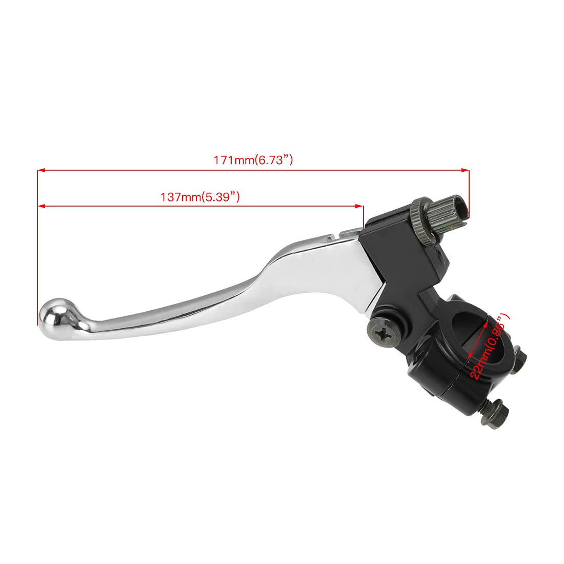 Fvrito Left Brake Handle Clutch Lever Perch For 98Cc 196Cc 6.5Hp 5.5Hp Coleman Ct200U Bt200X Trail 200 Cc100X Ct100U Baja Motovo