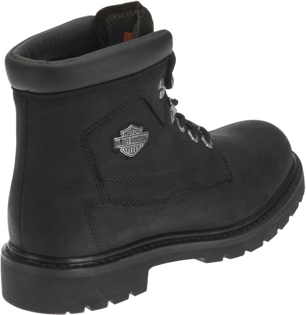 Harley-Davidson Footwear Men'S Badlands Leather Motorcycle Casual Boot, Black, 10 Medium Us