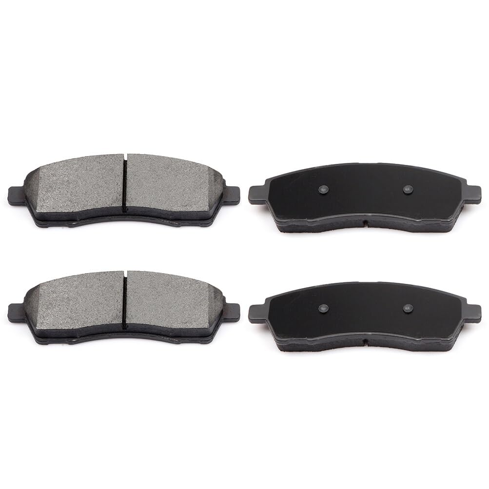 Cciyu D757 Rear Semi-Metallic Disc Brake Pads Kit For Ford For Excursion 2000-2005,For Ford For F-250 Super Duty 1999-2004,For F