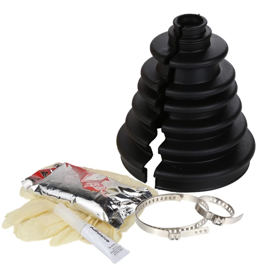 Bailcast CVS18 Universal Split CV Joint Gaiter Boot Replacement Kit - Black