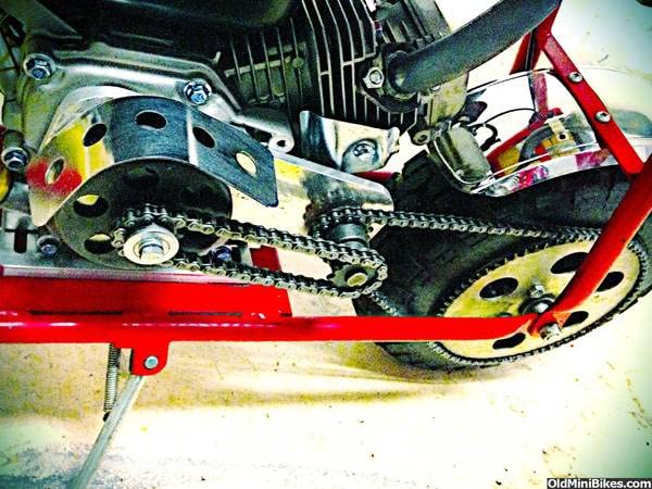 QYMOTO CT200U Chain Front Jackshaft 420 Chain 42 Links with Master Link for Coleman Mini Bikes CT200U-EX BT200X MB200 MB165