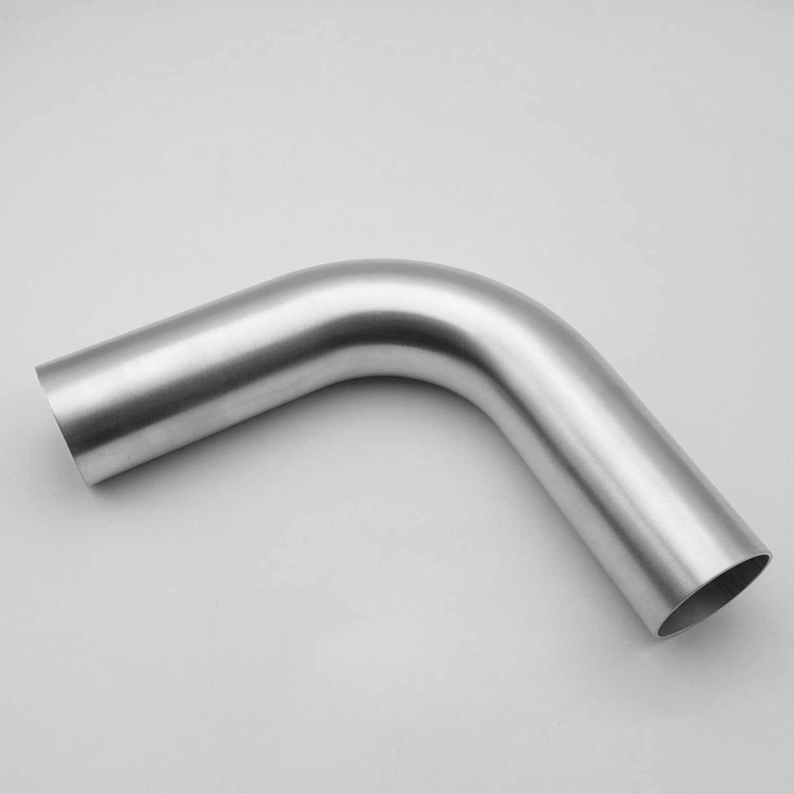 Ac Performance 2.25'' (57Mm) Od 90 Degree Aluminum Elbow Intercooler Pipe Air Intake Tube, 1.5D Radius, Brushed Finish