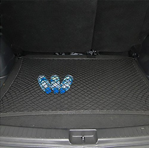 Zone Tech Cargo Net for Pickup Truck Bed - Bungee Net Mesh Elastic Universal Fit, Black Adjustable 4 Hook Storage Trunk Organize