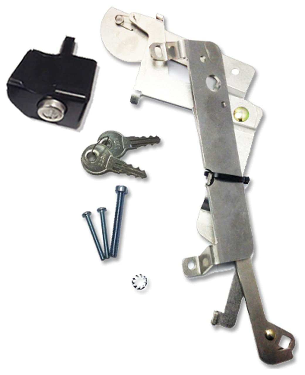 Pop & Lock Pl6100 Black Manual Tailgate Lock For Honda Ridgeline (Works With/Without Factory Backup Camera)
