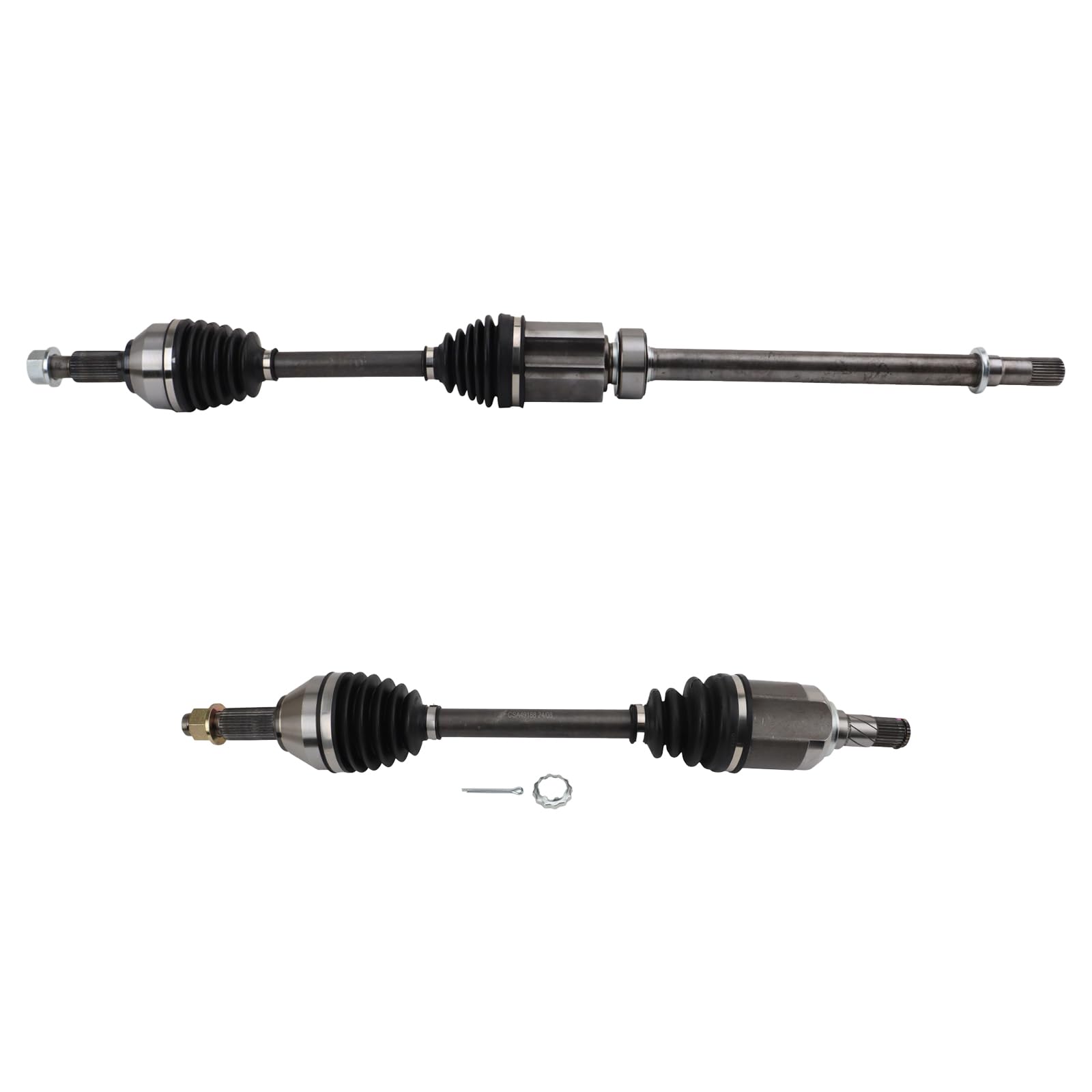 TRQ Front CV Axle Shaft Assembly Set Compatible with 2015-2018 Nissan Murano