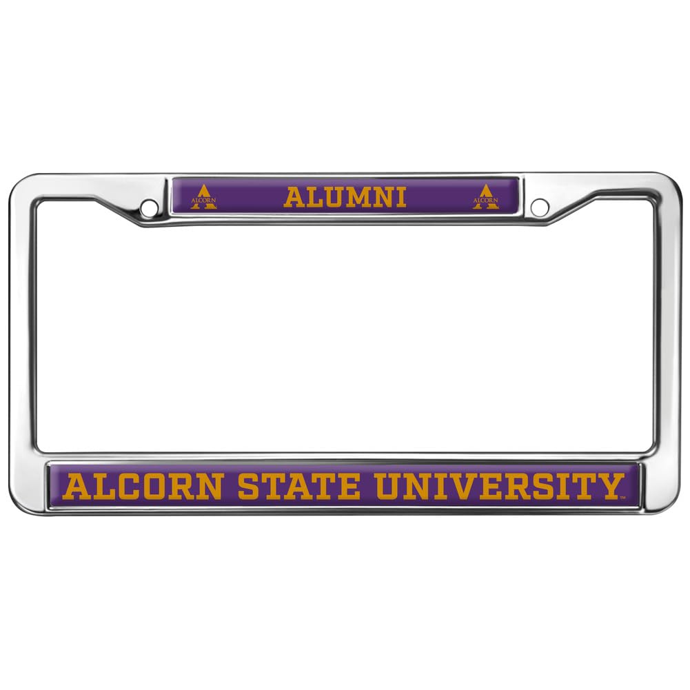 Alcorn State University Alumni Full Size Standard License Plate Metal Frame
