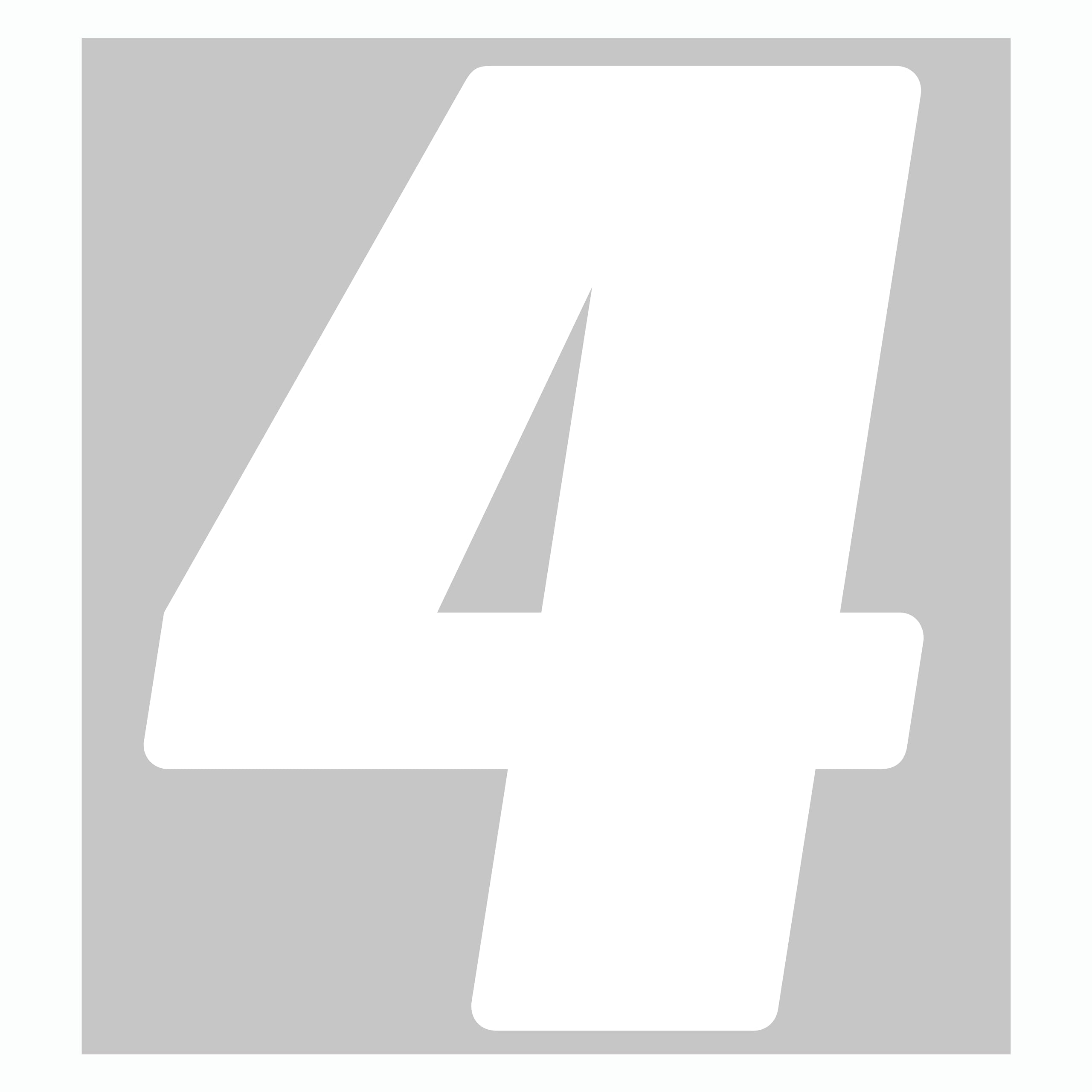 Dirt Digits DD53W-4 White 5.5 High-Gloss Precision Die Cut Vinyl Number 4, 3 Pack