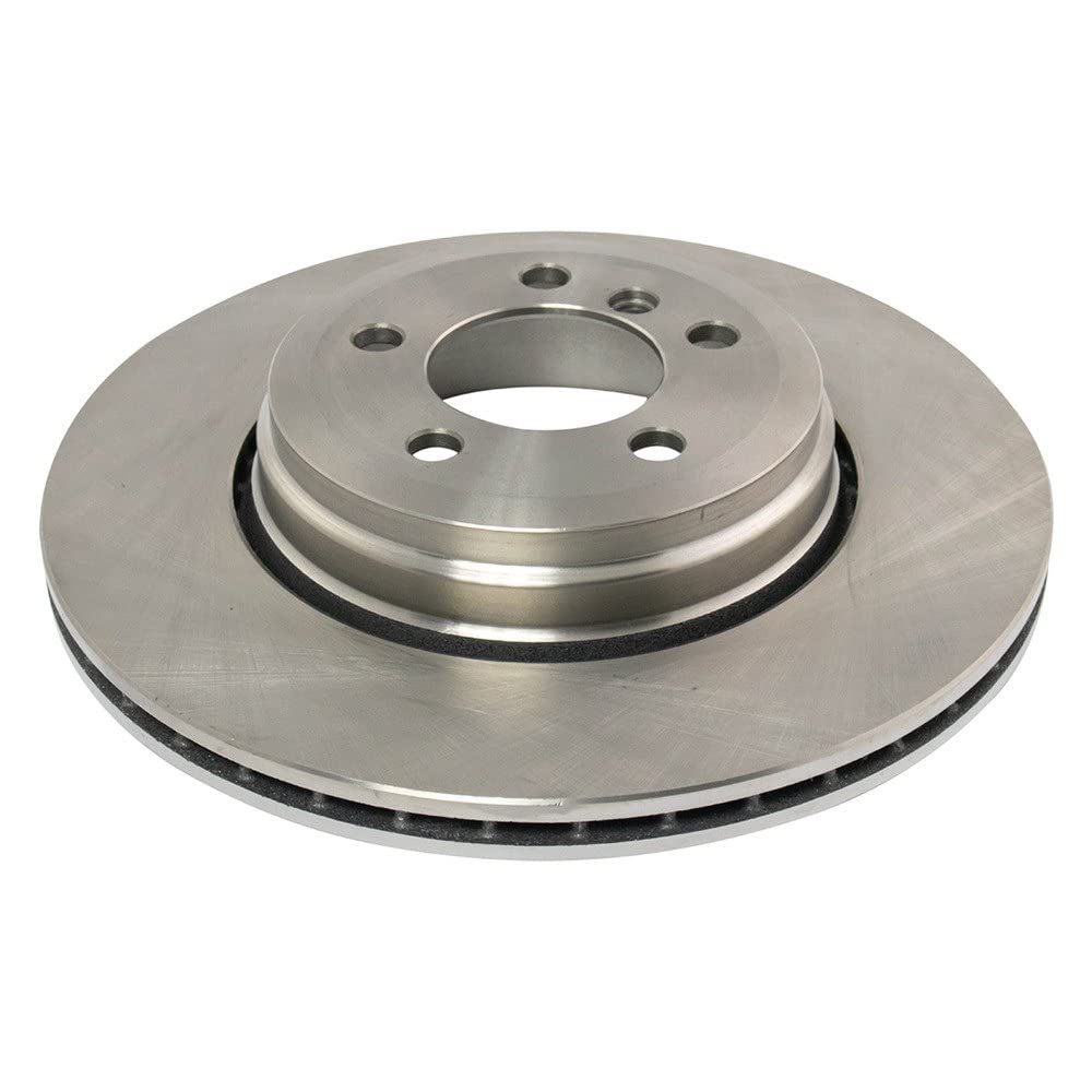 Trq Rear Brake Rotors Set Vented Compatible With 2008-2010 Bmw 535I 2004-2005 545I 2006-2010 550I 645Ci 2007-2010 650I