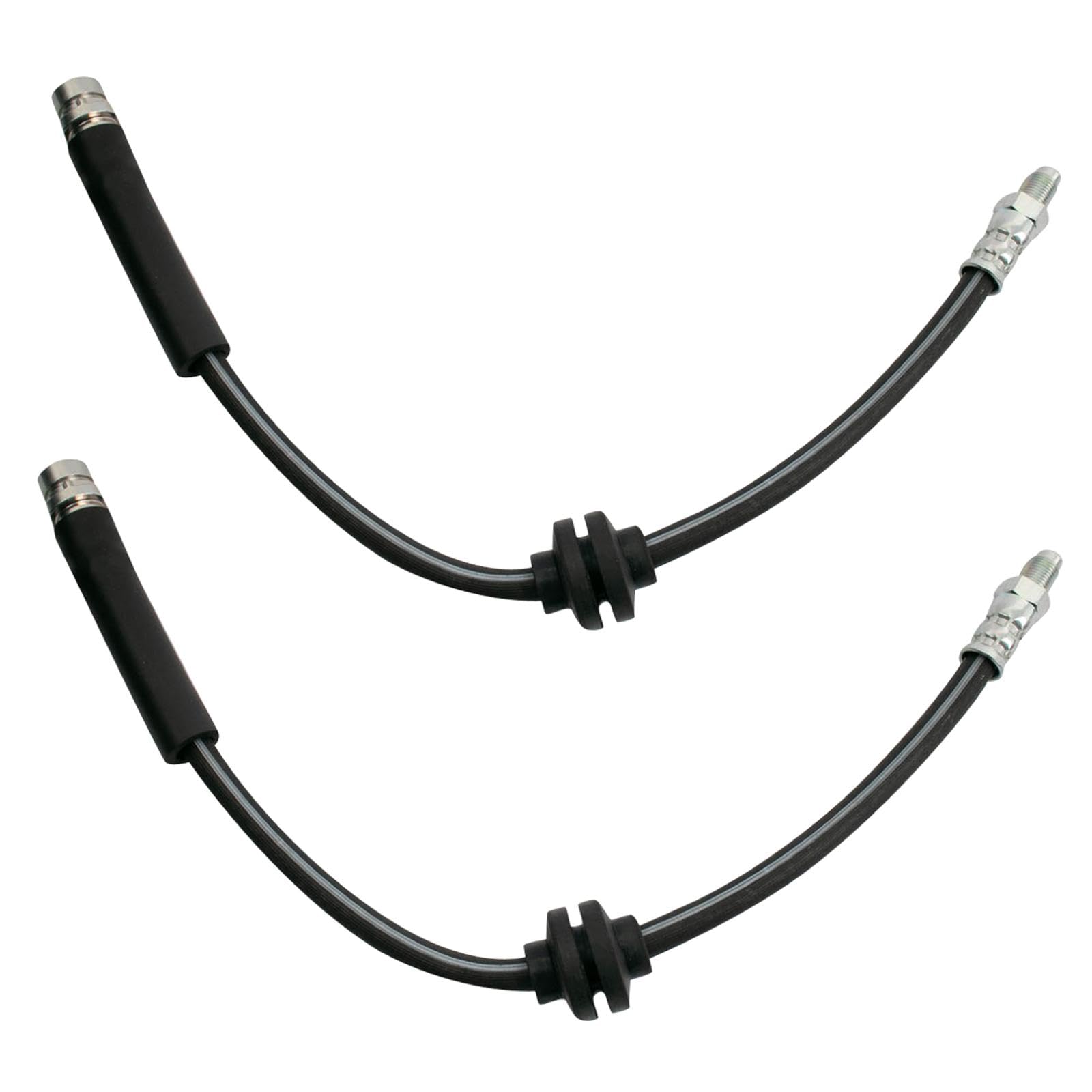 Trq Rear Brake Hose Set Compatible With 2004-2013 Mazda 3