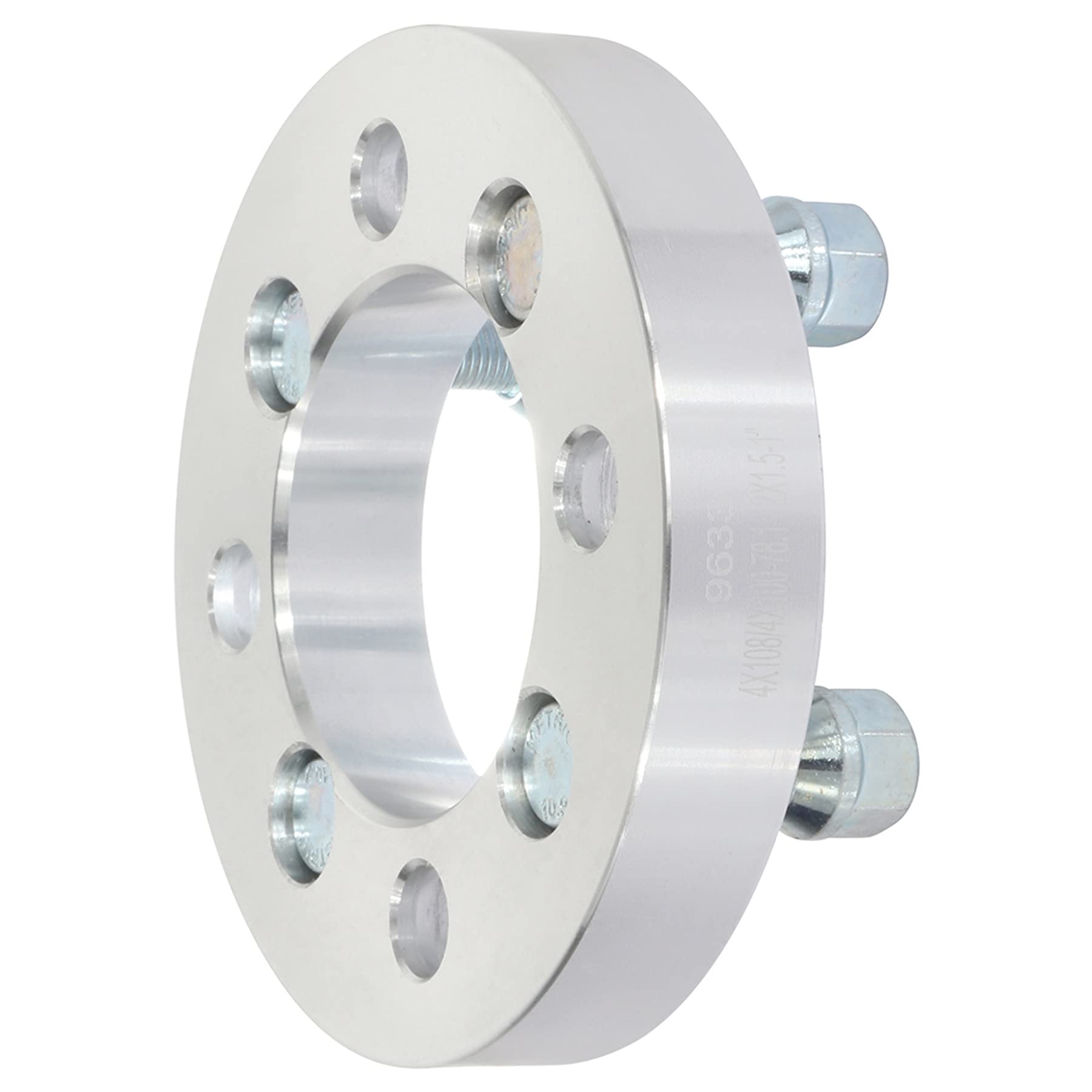 LSAILON 4 pcs 4x108 to 4x100 Wheel Spacers Adapters, 1 inch, 78.1CB, 12x1.5 Studs,