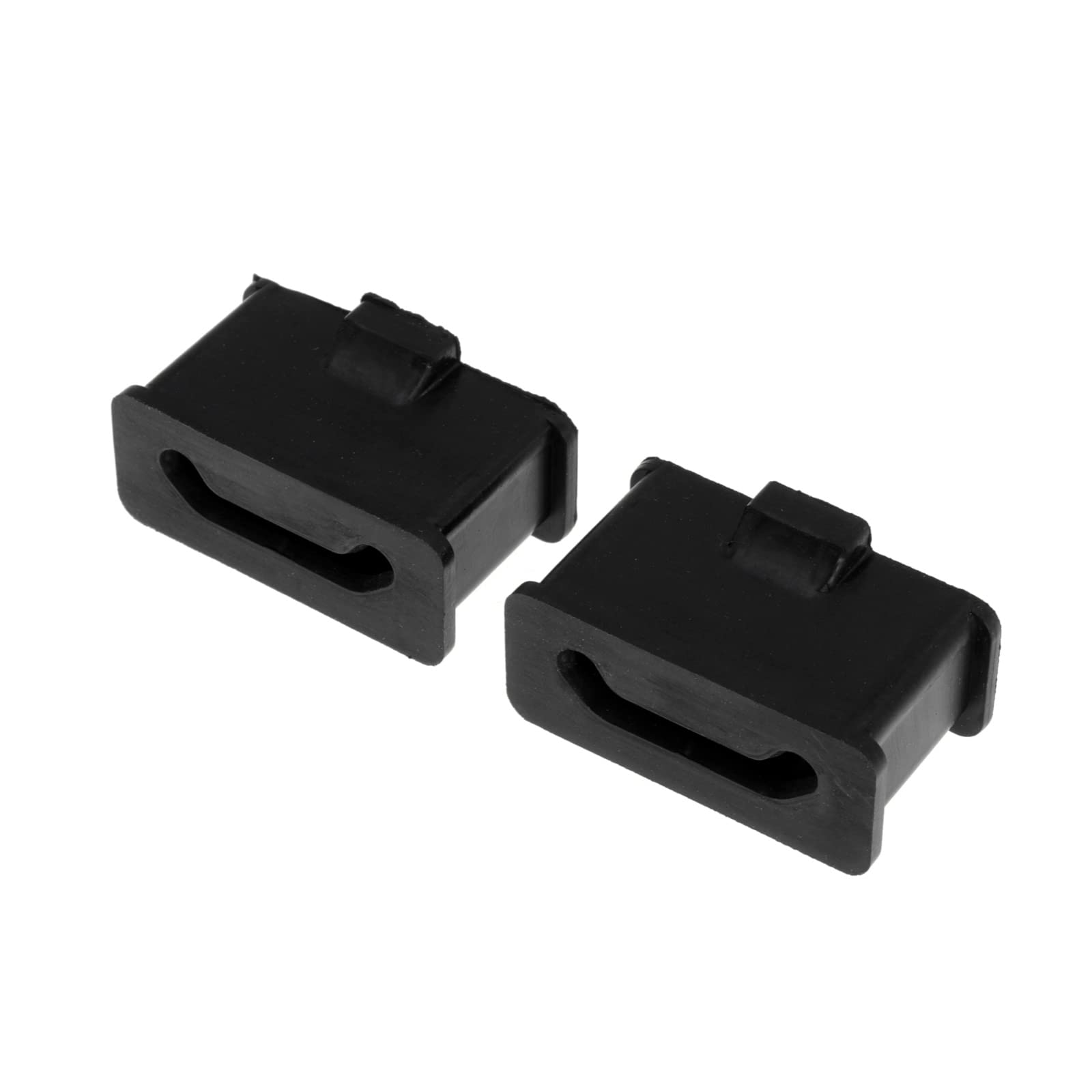 Muffler Mount Set For Harley-Davidson Fl Flt Flht Flhr Flhx Fltr Trike Touring Road King Road Glide Street Glide Electra Glide 1985-2017 Replace 20193 65724-85 2Pcs Black