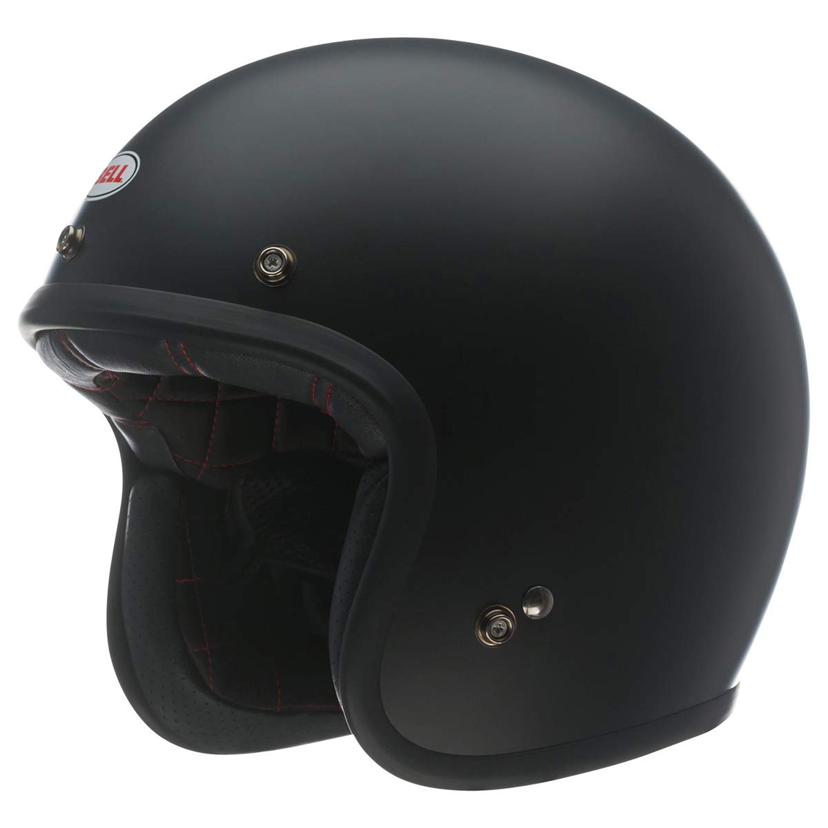 Bell Custom 500 Open-Face Motorcycle Helmet(Solid Matte Black, Medium)