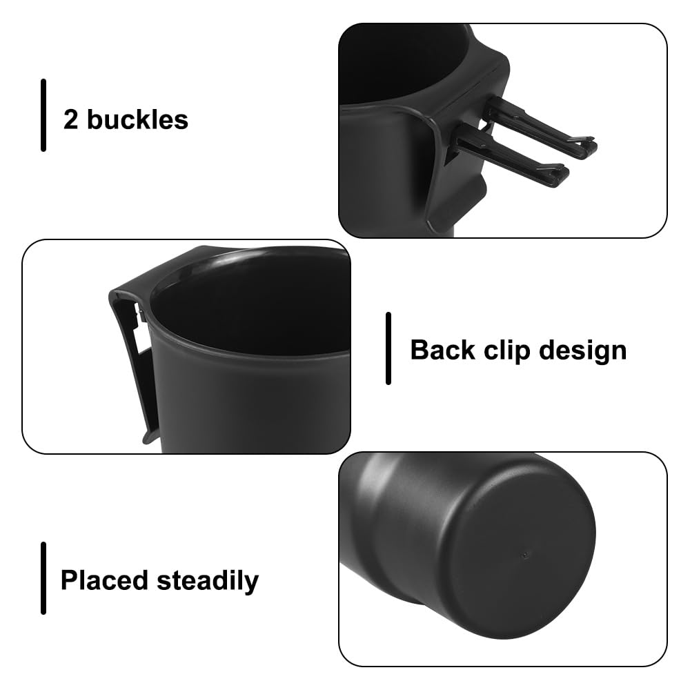 Car Cup Holder Hook, Auto Window Mount Bottle Holder 3.54'' Caliber Air Vent Hanging Beverage Holder For Soda Cans, Water Bottle