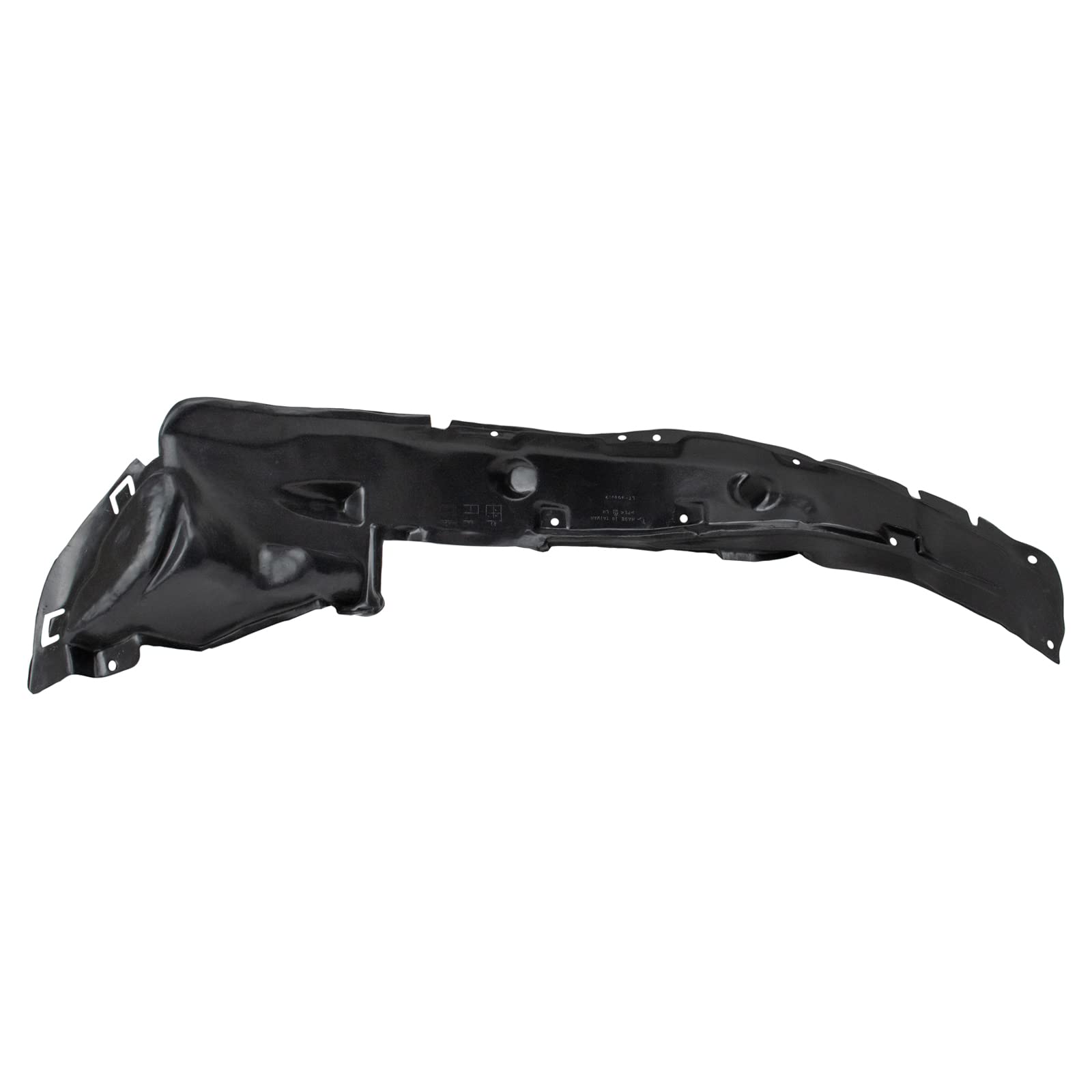 Trq Front Inner Fender Liner Set Compatible With 1992-1995 Honda Civic Ho1248102 Ho1249102
