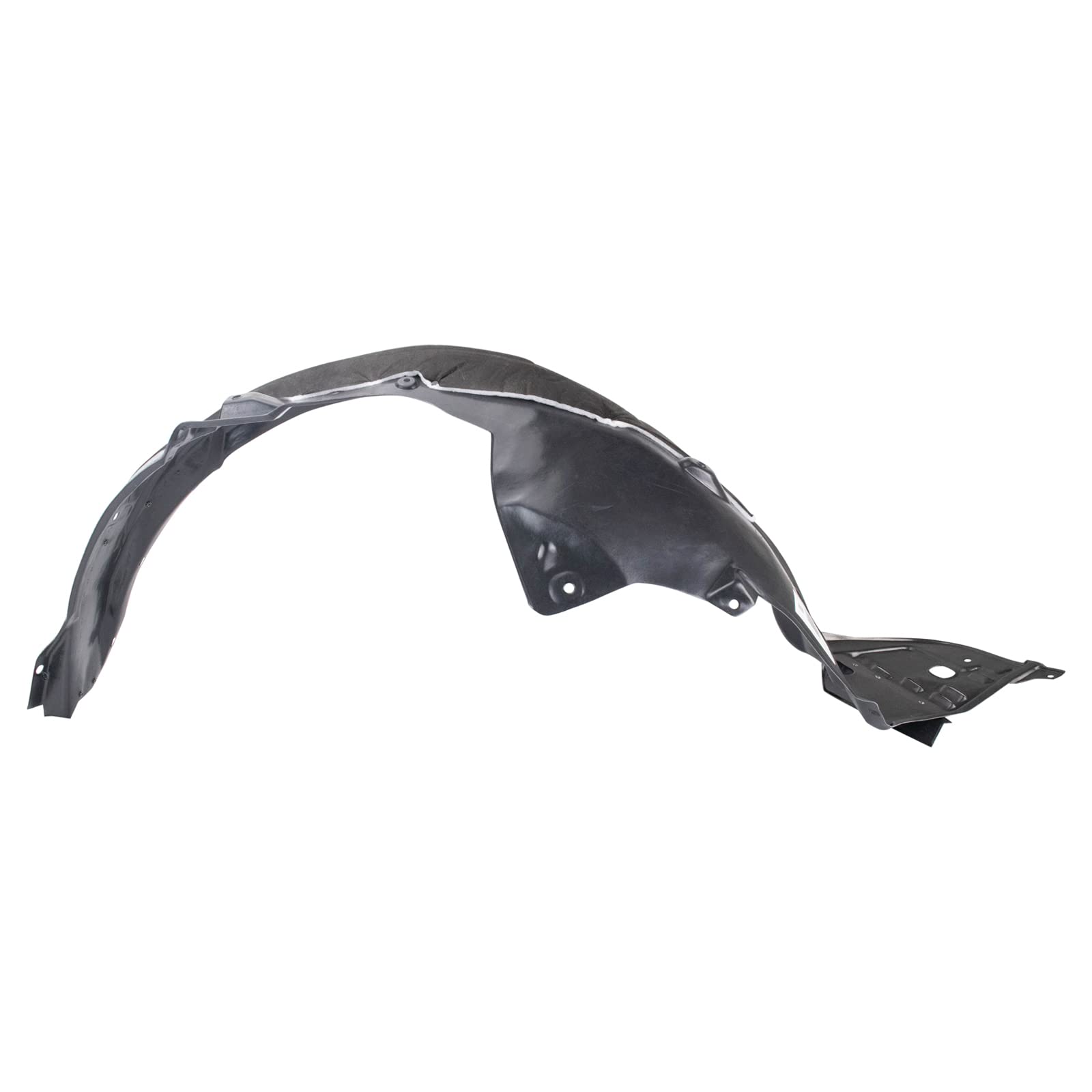 Trq Inner Fender Liner Set Compatible With 2016-2017 Honda Accord Ho1248174 Ho1249174