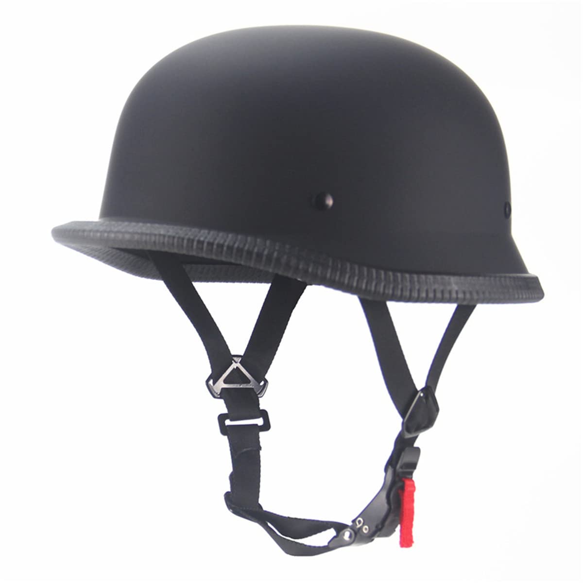German Style Motorcycle Helmet,Adult Half Helmet Open Face Dot Approved, Motorcycle Cruiser Scooter Cool Helmet (X-Large, Matte