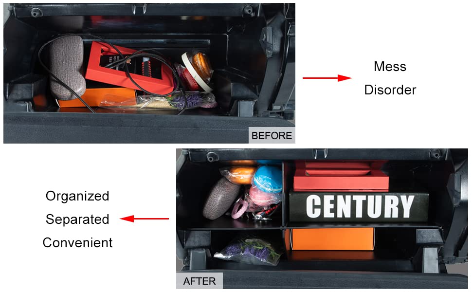 Jkcover Compatible With Toyota Tacoma Glove Box Dividers Organizer 2016 2017 2018 2019 2020 2021 2022 2023 Accessories,Insert Bo