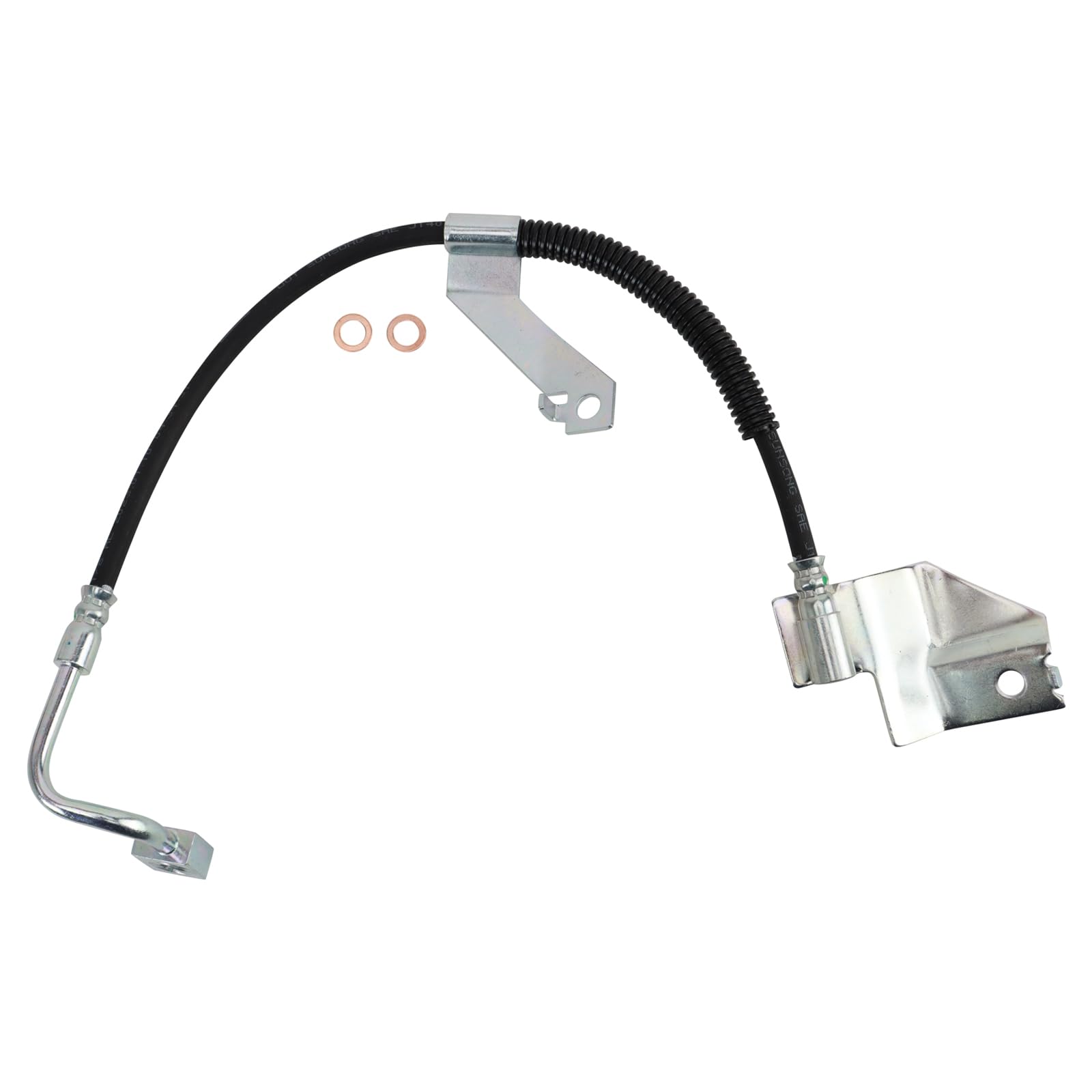 Trq Front Brake Hose Set Compatible With 1999-2002 Ford Expedition 1999-2003 F-150 2004 F-150 Heritage 1999 F-250 2002 Lincoln B