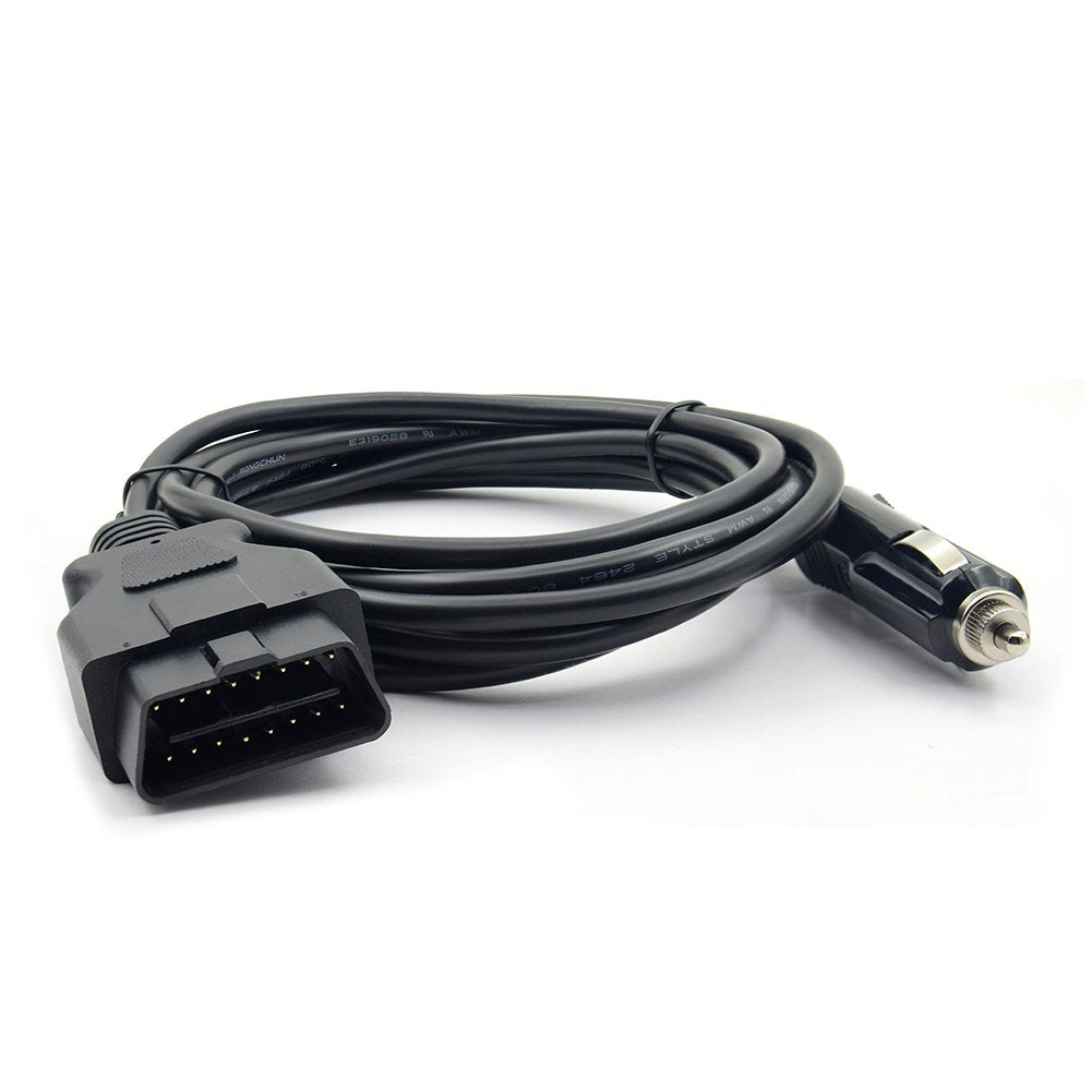 VSTM OBD II Vehicle ECU Power Supply Cable, 3M Alligator Clip, 12V Battery Extension, Model VST-939