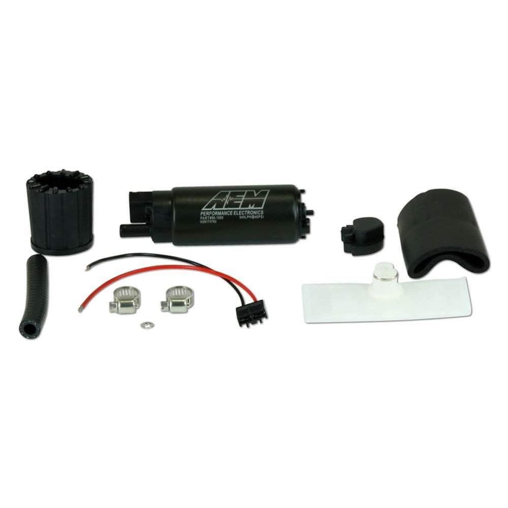AEM 50-1000 High Flow In-Tank Fuel Pump, Alloy Steel, Black, 4.055" x 1.535" x 1.535"
