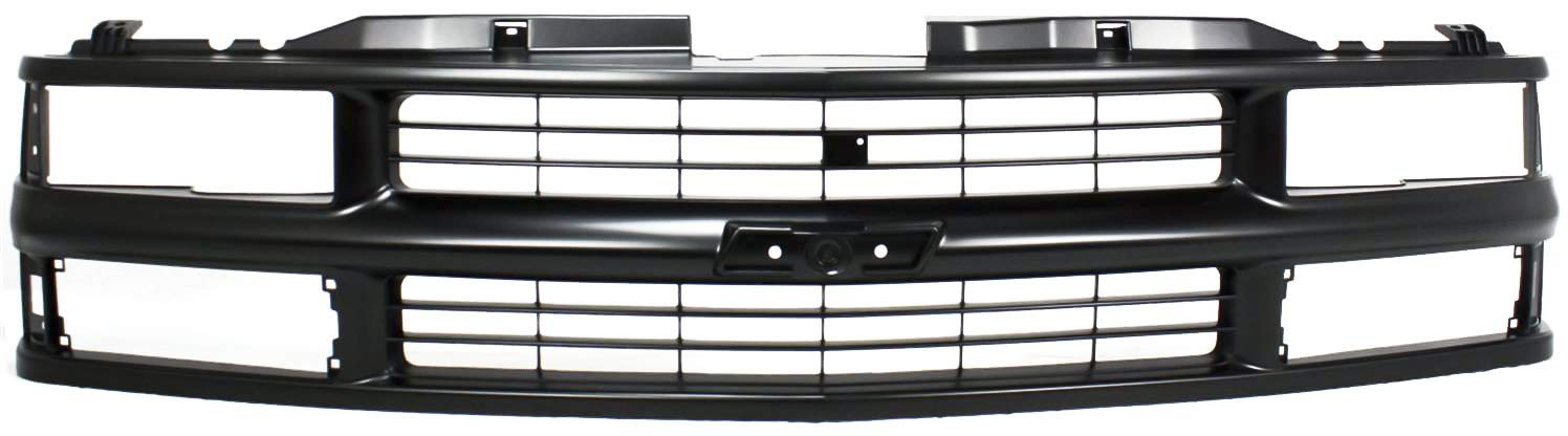 Garage-Pro Grille Assembly Compatible with Chevrolet Blazer 1994, Chevrolet C1500 1994-1999, Painted Black, Plastic