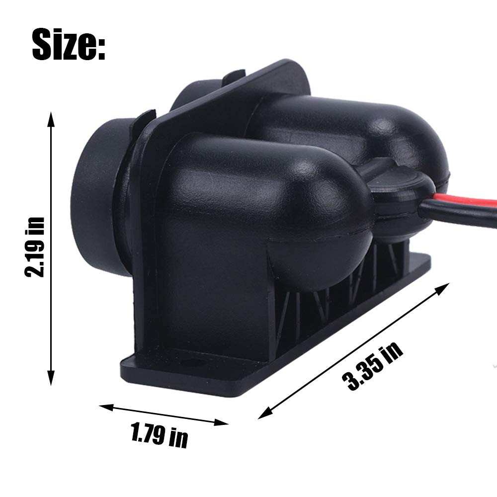 2 Pack 12V Cigarette Lighter Socket With Blade Fuse 2 Socket Cigarette Lighter Splitter Power Outlet Adapter Replacement 12 Volt
